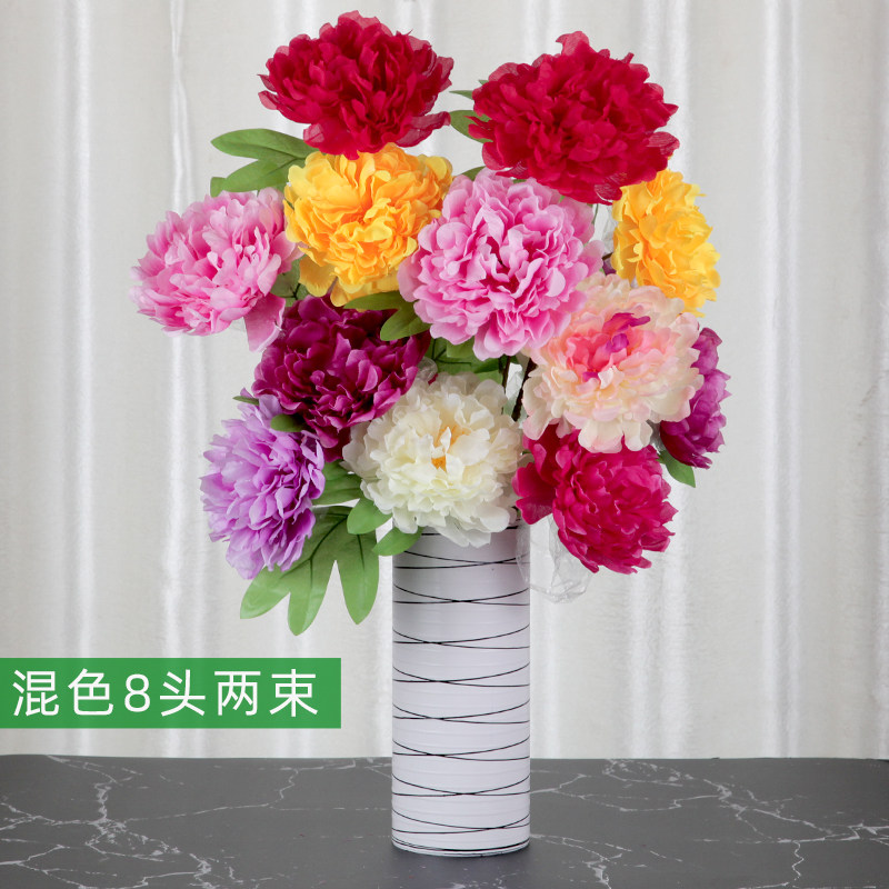 8头客厅婚房落地佛堂包邮仿真花