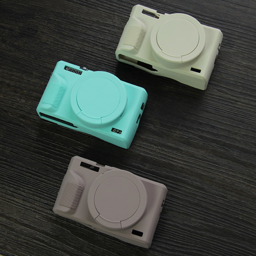 适用佳能g7x3/g7x2相机硅胶套