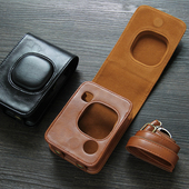 适用富士mini90相机套拍立得保护皮套SQ6斜挎MINI12