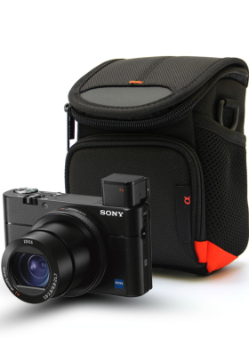 适用索尼RX100M6黑卡相机包rx100M7单肩微单包zv1m2二代ZV-1F配件