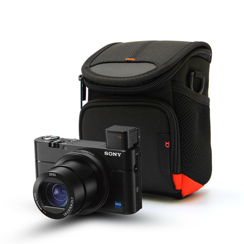 适用索尼RX100M6黑卡相机包ZV1M2