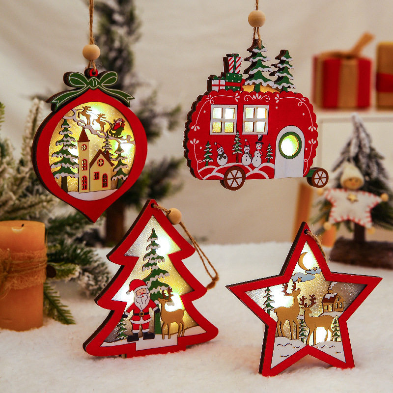 christmas ornaments hanging pendants star xmas tree party