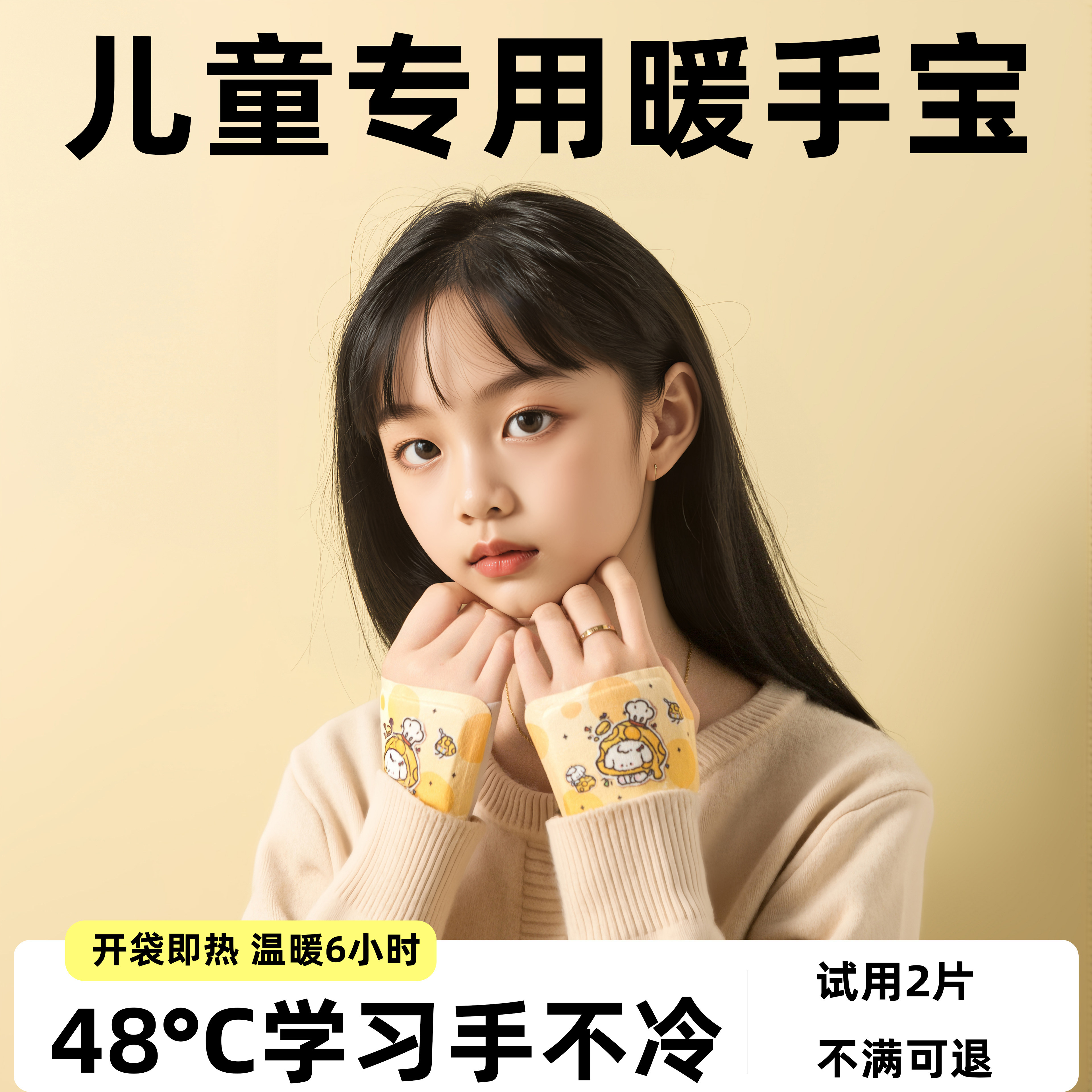 创步手足两用穿戴式发热暖宝宝