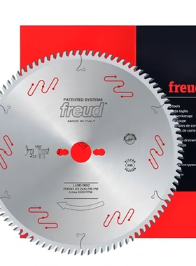 意大利进口FREUD锐无敌木工精密推台锯片硬质合金裁板锯300外96齿
