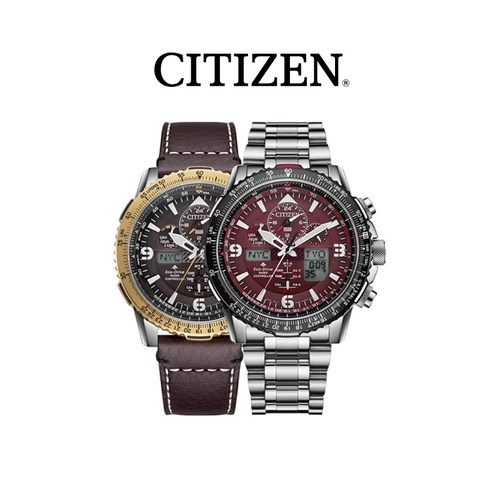 西铁城男士指针时尚简约手表