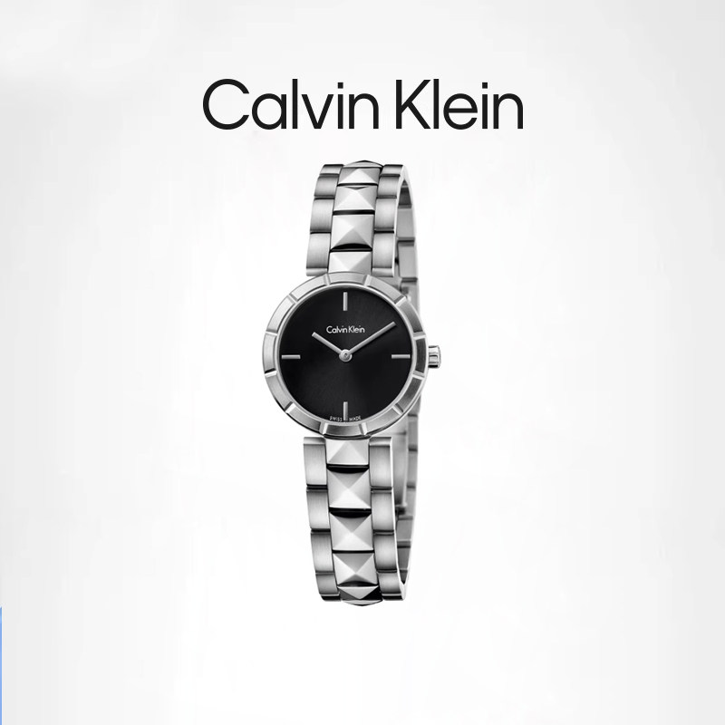 Calvin Klein【清仓】女士石英CK手表时尚潮流女表钢带K5T33141