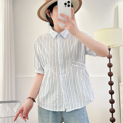 卡姿尚夏季新款韩版宽松显瘦衬衫