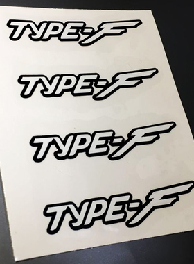 SSR typef wheel sticker decal TYPE-F轮毂轮圈改装汽车贴纸拉花