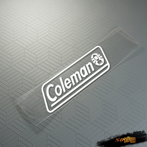 标贴纸科勒曼车贴Coleman户外
