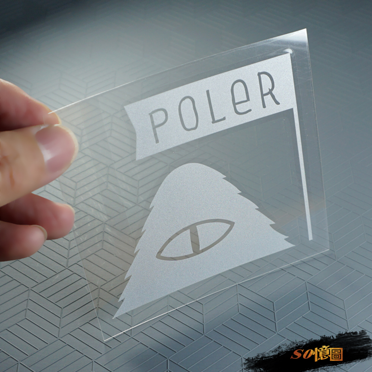 poler车贴纸户外露营车贴poler三角窗水杯旅行箱工具箱防水防晒