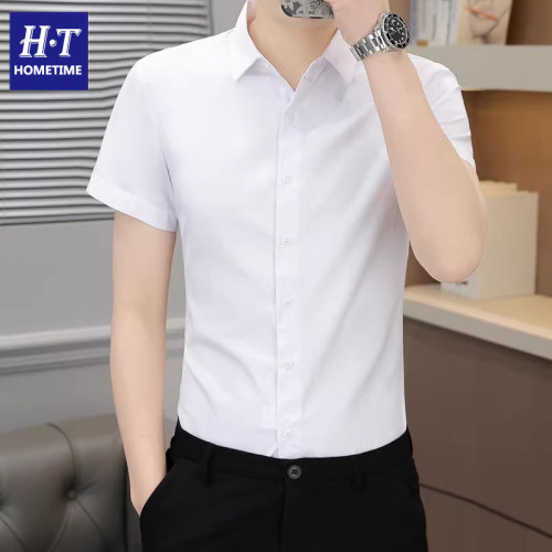 翻领短袖商务休闲衬衫