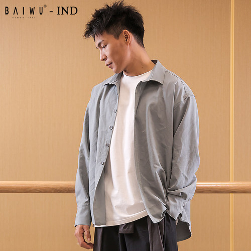 ind长袖衬衫舞蹈练功服宽松飘逸