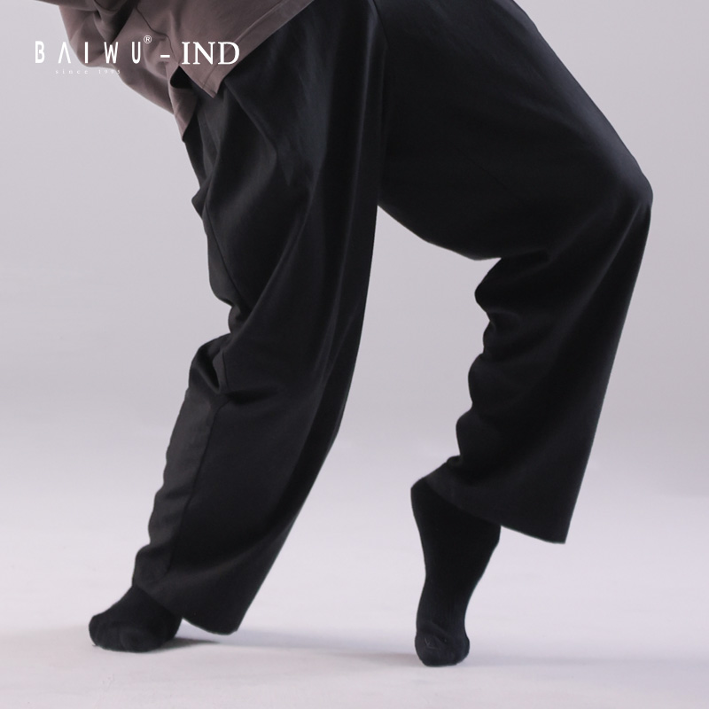 柏屋ind系列舞蹈长裤男女宽松