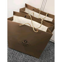 M·M Rose gold gift bag 36*14*38.5cm large handbag, high-end and exquisite gift-giving special bag thumbnail 5