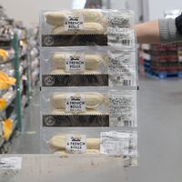 COSTCO Menissez Mini French Bread, 24 French imported Chabata breakfast healthy coarse grains thumbnail 8