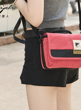 南极猎人 帆布防水单肩 微单相机包 适用索尼zve10佳能r50 r8尼康Z50II Z30富士xt30iii xt50 xt5微单摄影包