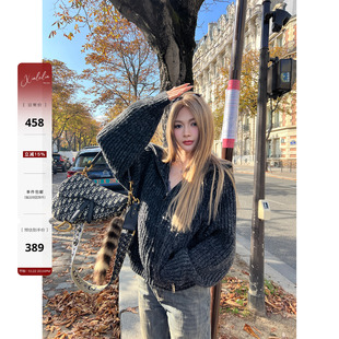 重磅1kg Xinlei lemair 北欧周末 粗针四色定染混纺针织毛衣 Lin