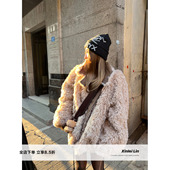 两面派 Xinlei Lin 双面穿可调节宽松机能风环保皮草派克服