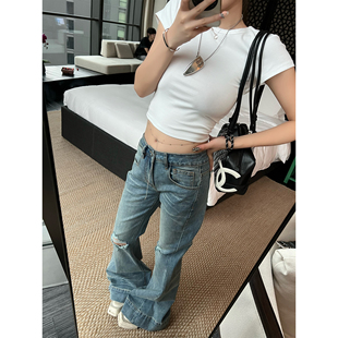 T恤夏短袖 Xinlei 辣妹露背小飞袖 吸睛密码 T恤上衣女显瘦 Lin