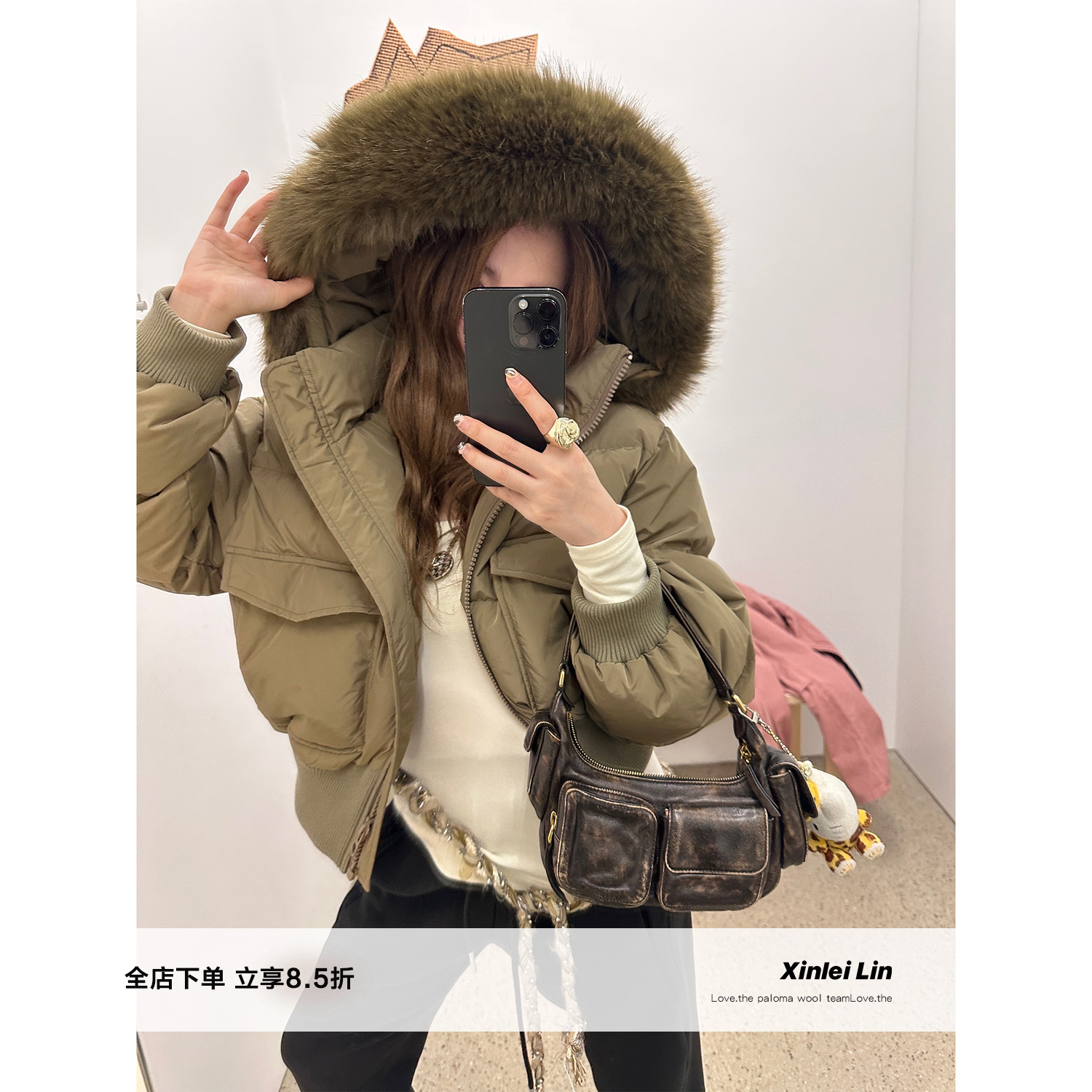 XinleiLin羽绒夹克外套