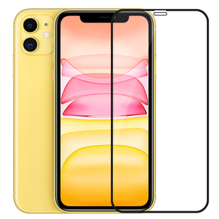 micimi曲奇iPhone11ProMax XRXS钢化膜大猩猩高铝二强玻璃高清大弧曲奇冰脉窄边丝印全屏抗指纹