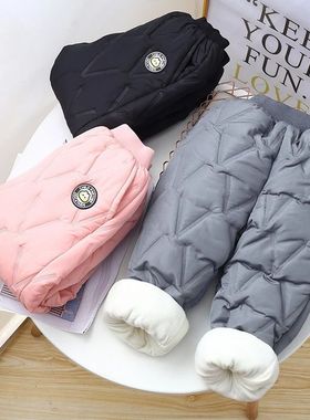 Kids' Thermal One-Piece Pants - Winter Thick Cotton Overalls