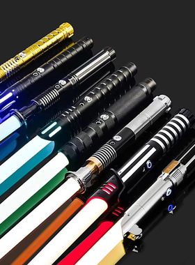 RGB Metal Lightsaber Dueling Smooth Swing Laser Sword Sabre