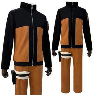 HOLOUN Anime Uzumaki Cosplay Costume Adult Version Top Pants