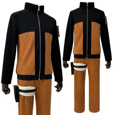 HOLOUN Anime Uzumaki Cosplay Costume Adult Version Top Pants