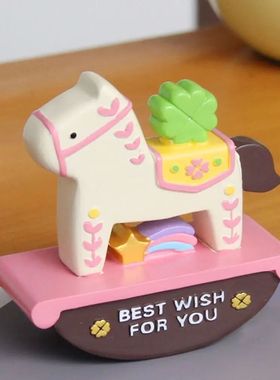 Cartoon Zodiac Horse Ornaments Shakable Handcrafted Zodiac H