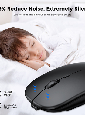 Wireless Mouse Bluetooth Rechargeable Mouse Wireless Compute