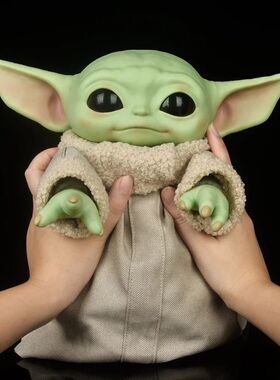 Star Wars 28cm Pvc Yoda Figure Grogu Plush Action Figure Toy