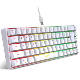 HXSJ V200 Wired K68 RGB Streamer Mini Gaming Keyboard 19-Key