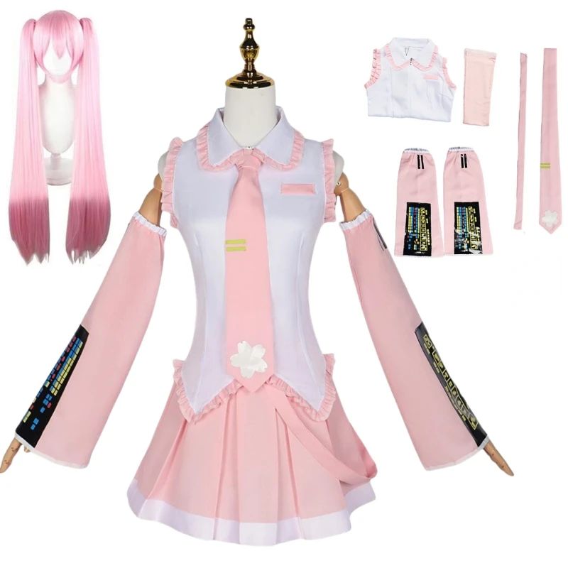 Pink Miku Cosplay Costume Performance Suit Cos Suit Hatsune