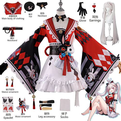 Honkai Star Rail Sparxie Cosplay Costume Wig Game Anime Spar