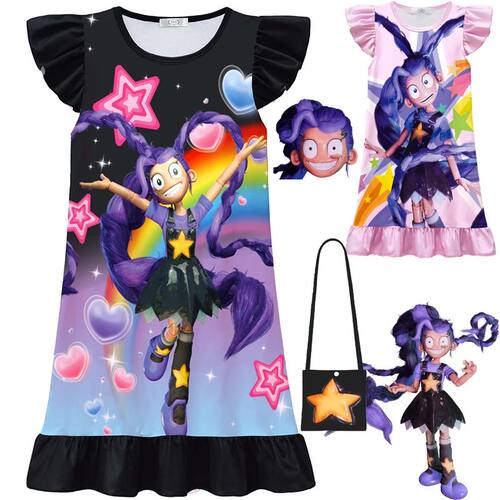 New Bobi Time Lily Cosplay Dress for Girls Kids Game Time Ma