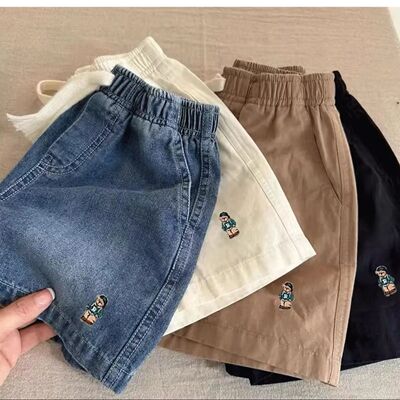 (1-7years）Children's Summer Shorts  Korean Kids's Jeans Car