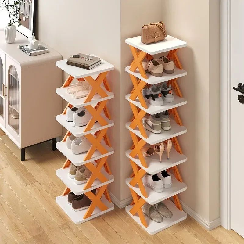 Multi Layer Simple Shoes Shelf Doorway Shoes Organizer Wall