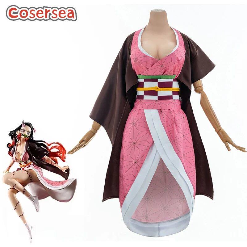 Cosersea Kamado Nezuko Cosplay Costume Demon Slaye Kimetsu n