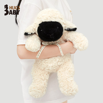 抱抱宝贝可爱小羊玩偶公仔毛绒玩具羊睡觉抱布娃娃女生生日礼物