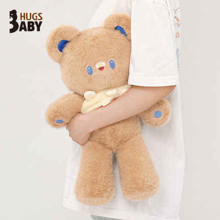 抱抱宝贝可爱小熊玩偶睡觉抱公仔毛绒玩具左然布娃娃女孩生日礼物