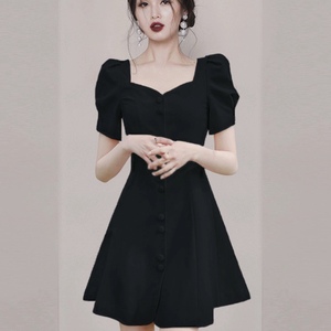 RM5789#小个子连衣裙女2023年夏季新款气质修身显瘦裙子高级感女装女神范