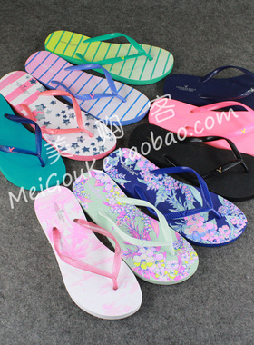 美国采购回AE正品现货american美国鹰eagle女沙滩人字拖鞋春夏秋