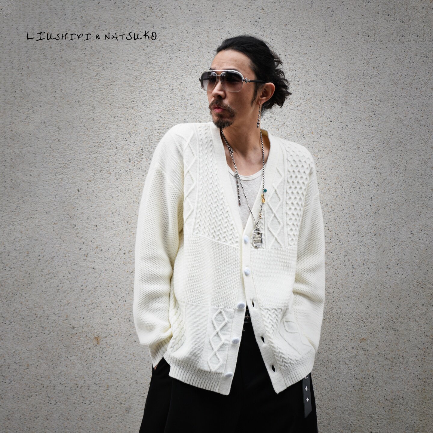 春季男款复古开衫毛衣针织衫男士内搭宽松打底衫高级感男装百搭