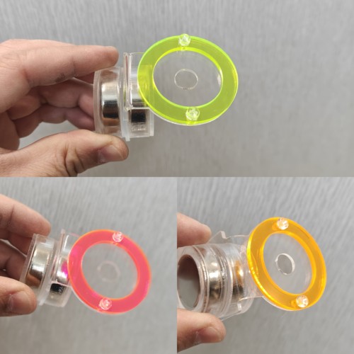 荧光珊瑚支架海缸发光亚克力架托架繁殖悬浮强磁磁吸造景底座基座