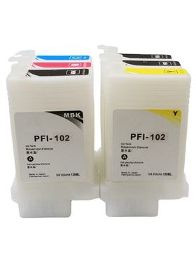 兼容佳能PFI-102 PFI-104 IPF755 IPF760 IPF765打印机填充墨盒