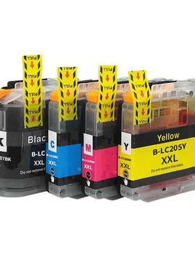 适用兄弟LC207 LC205墨盒MFC-J4320DW J4420DW J4620DW打印机黑色