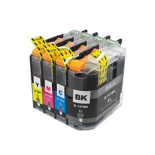 J4610DW LC125墨盒MFC J4710DW打印机黑色 LC127 适用兄弟Brother