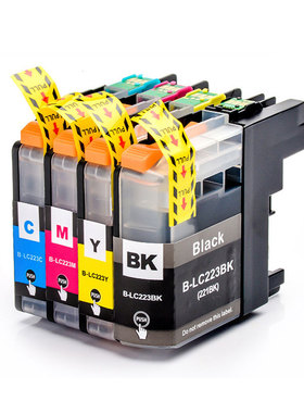 适用兄弟LC223 LC221墨盒MFC-J4420DW J4620DW J4625DW打印机黑色