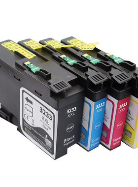 适用兄弟Brother LC3233墨盒DCP-J1100DW MFC-J1300DW打印机黑色